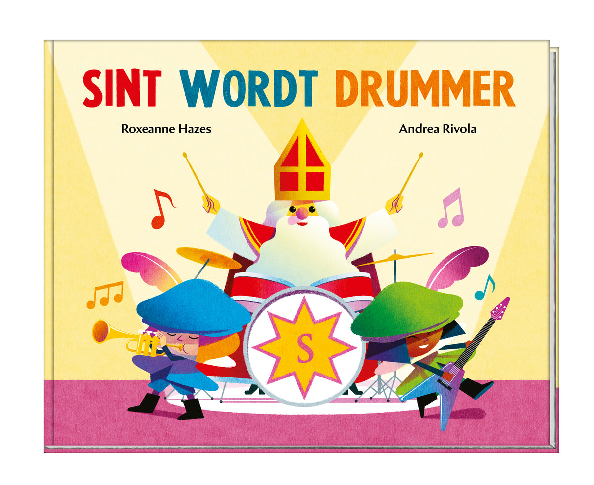 Sint wordt drummer – hardcover cover