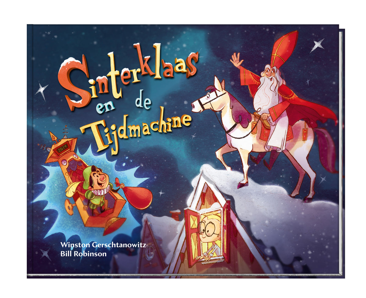 Sinterklaas en de tijdmachine – hardcover cover