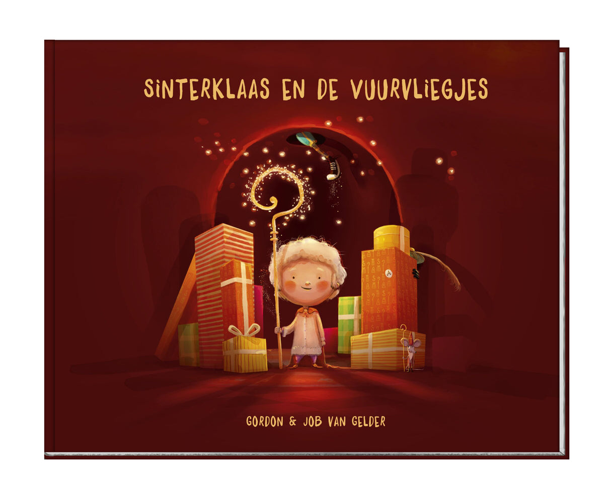 Sinterklaas en de vuurvliegjes – hardcover cover