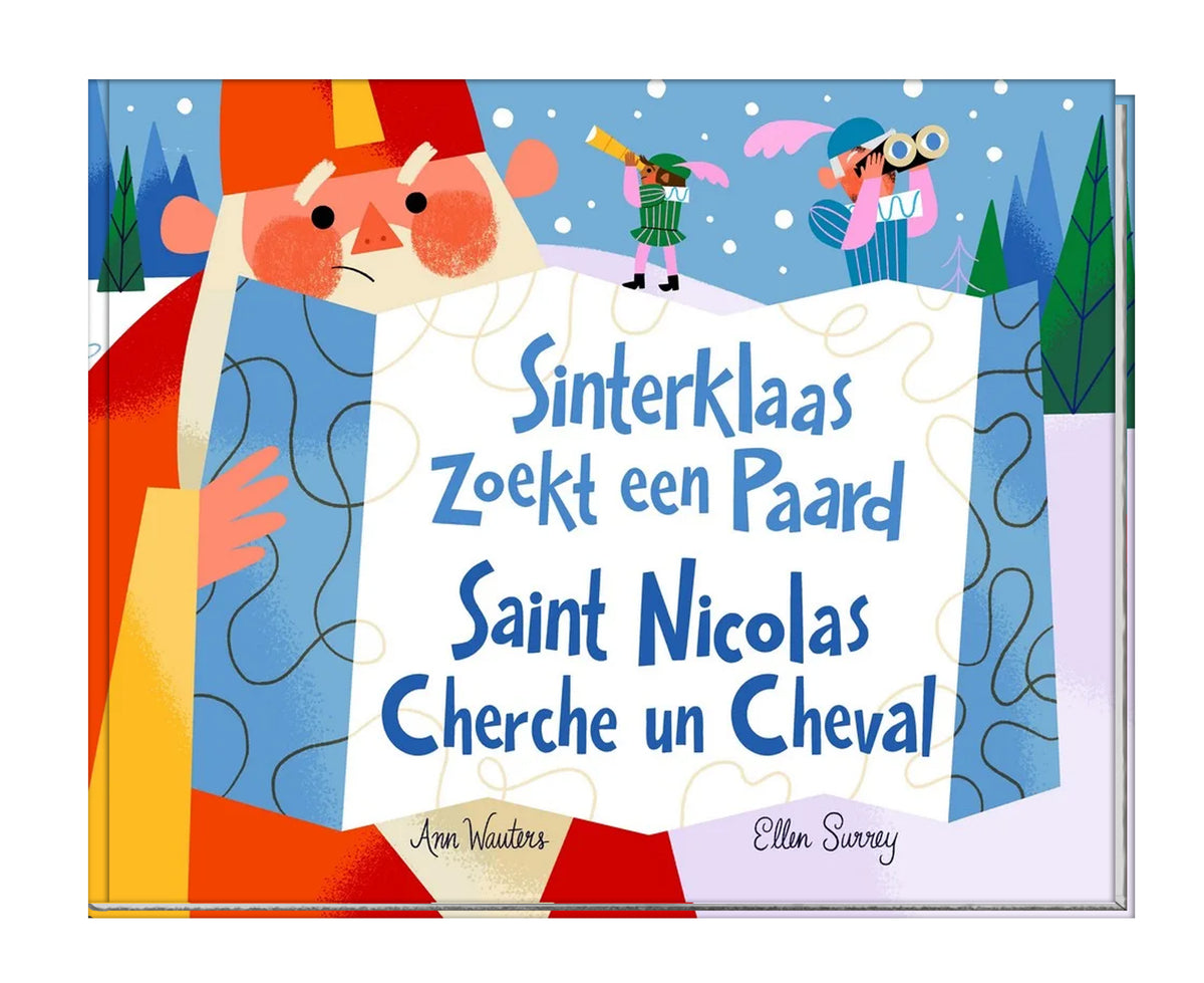 Sinterklaas zoekt een paard – hardcover cover